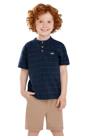 Conjunto Infantil Menino Trabalhado Colorittá Azul