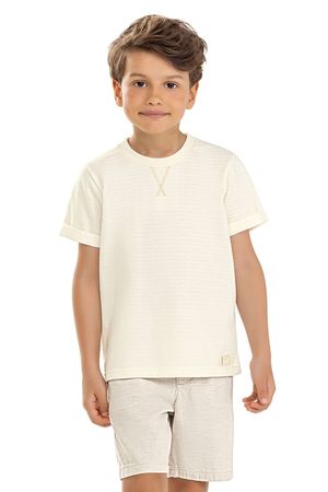 Bermuda Infantil Menino Linho Colorittá Bege