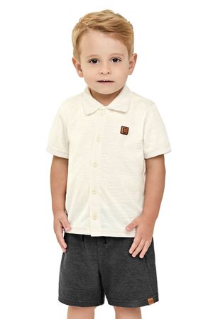 Bermuda Infantil Menino Moletinho Elian Preto