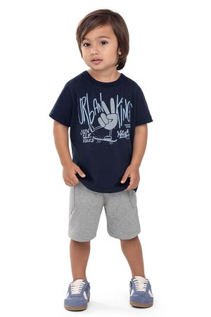 Conjunto Infantil Menino Urban Kings Elian Azul
