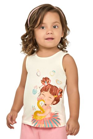 Regata Infantil Menina Glitter Elian Bege