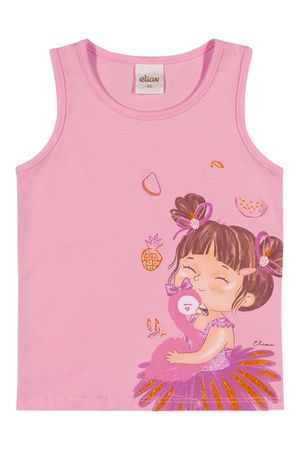 Regata Infantil Menina Glitter Elian Rosa